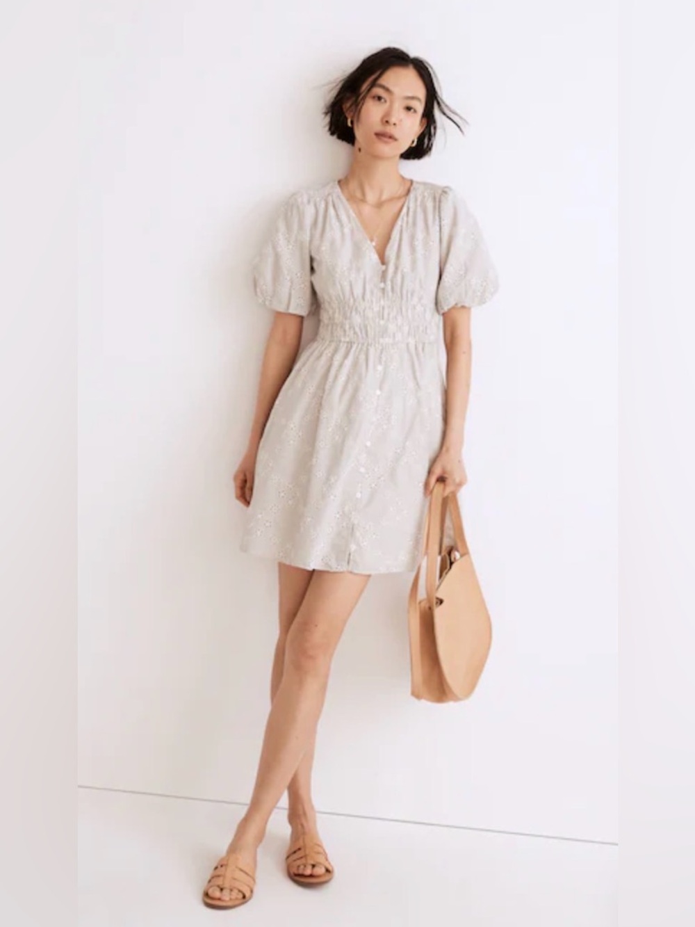 Madewell Eyelet Sophia Mini Dress
